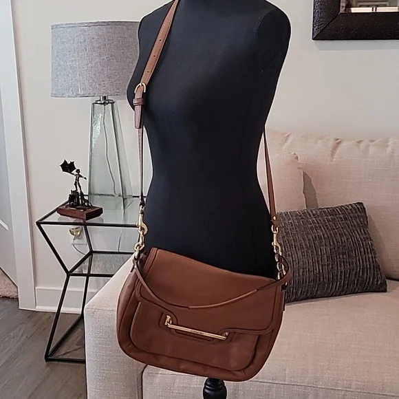 Vintage Coach 100% Leather Exceptional Condition Crossbody Handbag - Picture 11 of 12